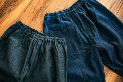 うなぎの寝床 現代風もんぺ Fukuyama Denim / 福山デニム ストレッチ