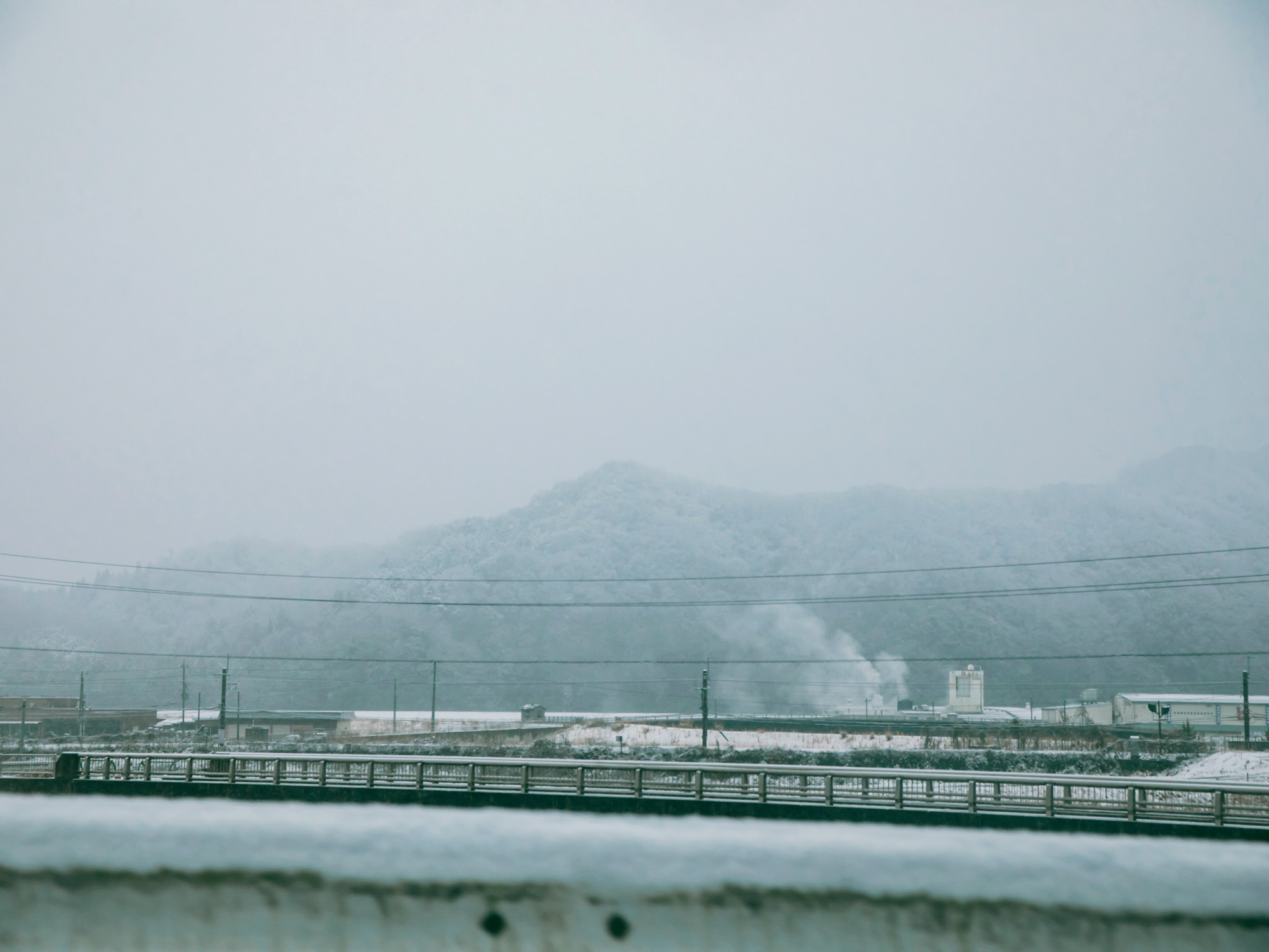 豊岡の雪景色