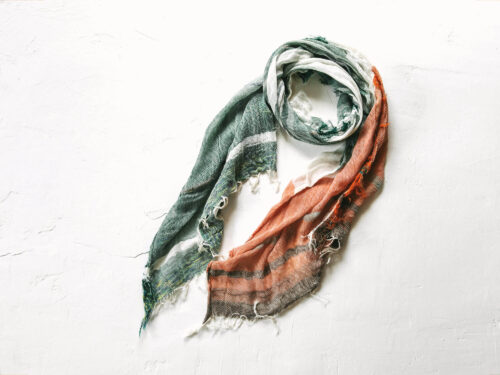 roots shawl cotton MIDDLE No.5/tamaki niime
